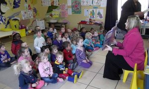 Gansies word deur Bib besoek